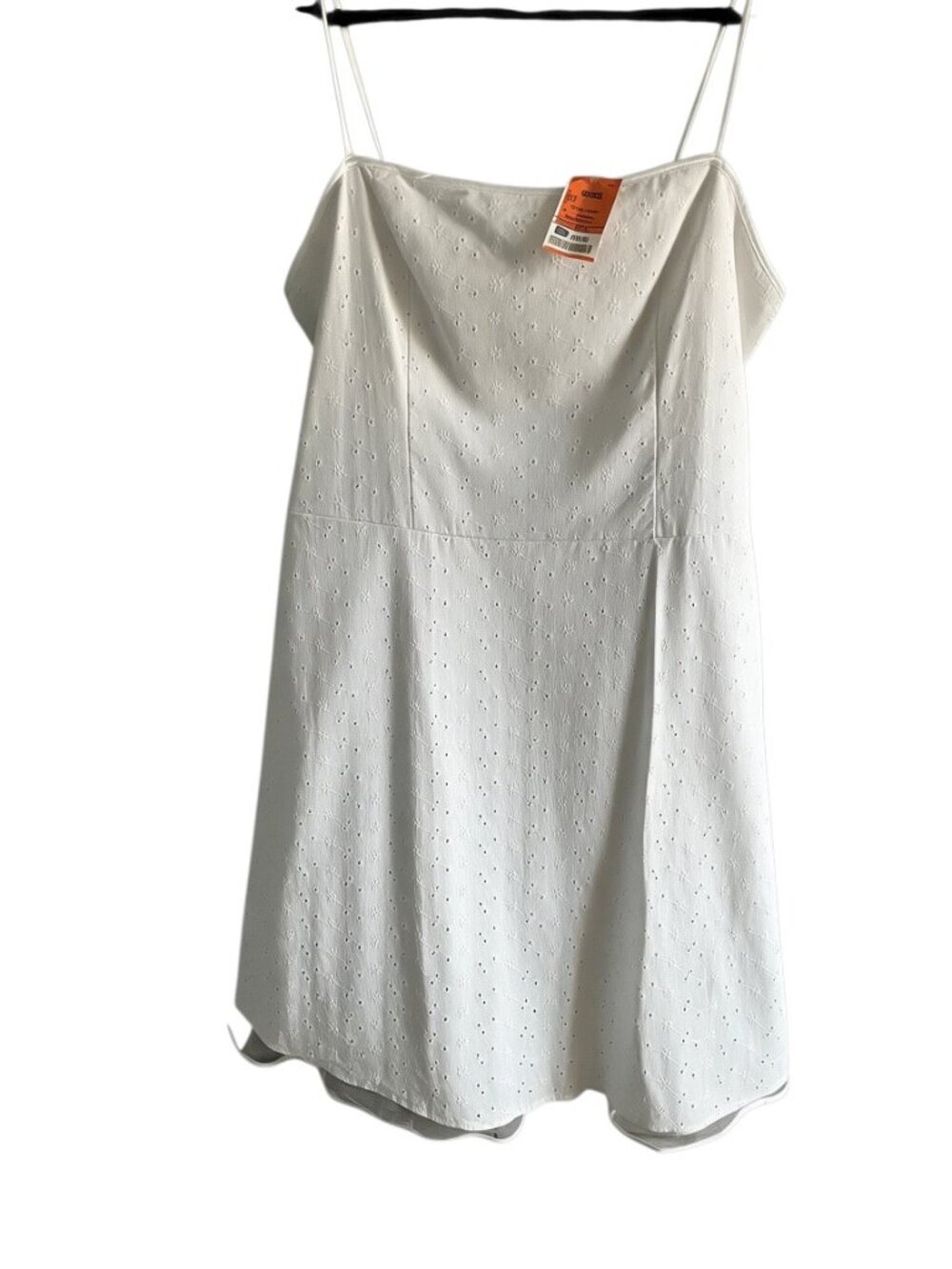 Steppin Out White Eyelet Sundress Juniors 16/17 NWT | Cotton Summer Dress